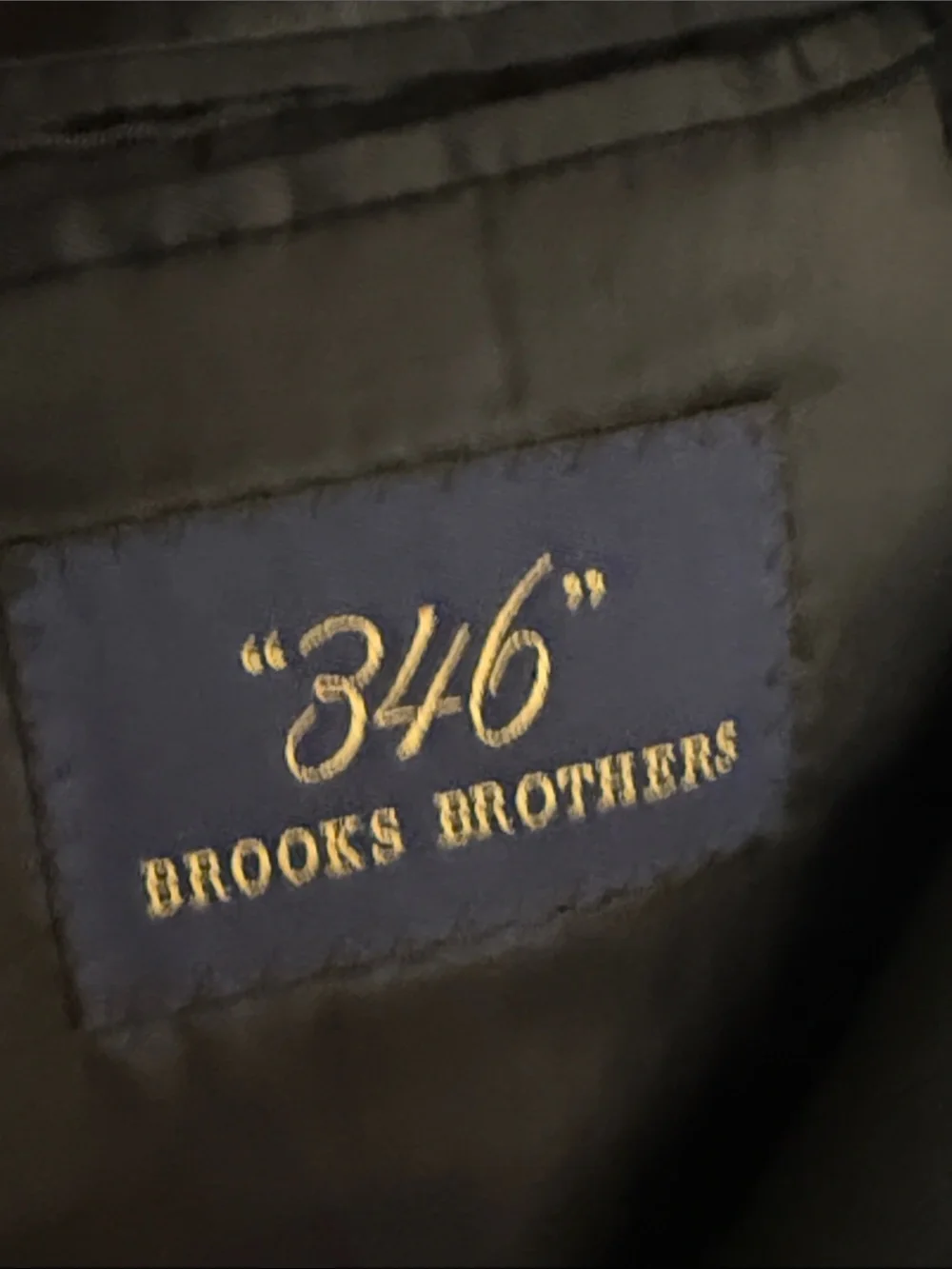 Brooks Brothers 346 Black Cashmere Men's Two-Button Blazer great cond 42R